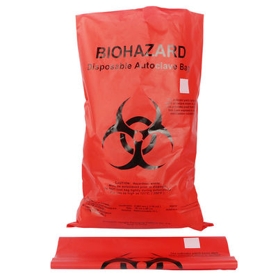 qualidade  PP HDPE LDPE Biohazard Plastic Bags For Hospital Medical Waste fábrica