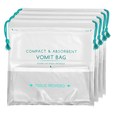 Sacos biodegradáveis descartáveis de 1000 ml 12 embalagens biodegradáveis com almofada absorvente