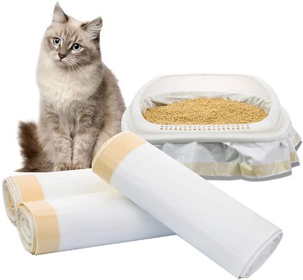 Cordão enorme LDPE Scented Cat Litter Liner Bags