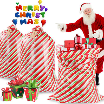 Umidade - sacos gigantes do presente do Natal do LDPE da prova com etiquetas